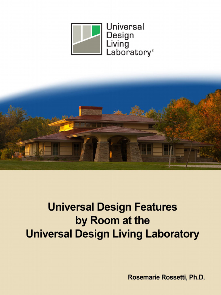 Universal Design Living Laboratory Features | PDF | Shower | Bathroom