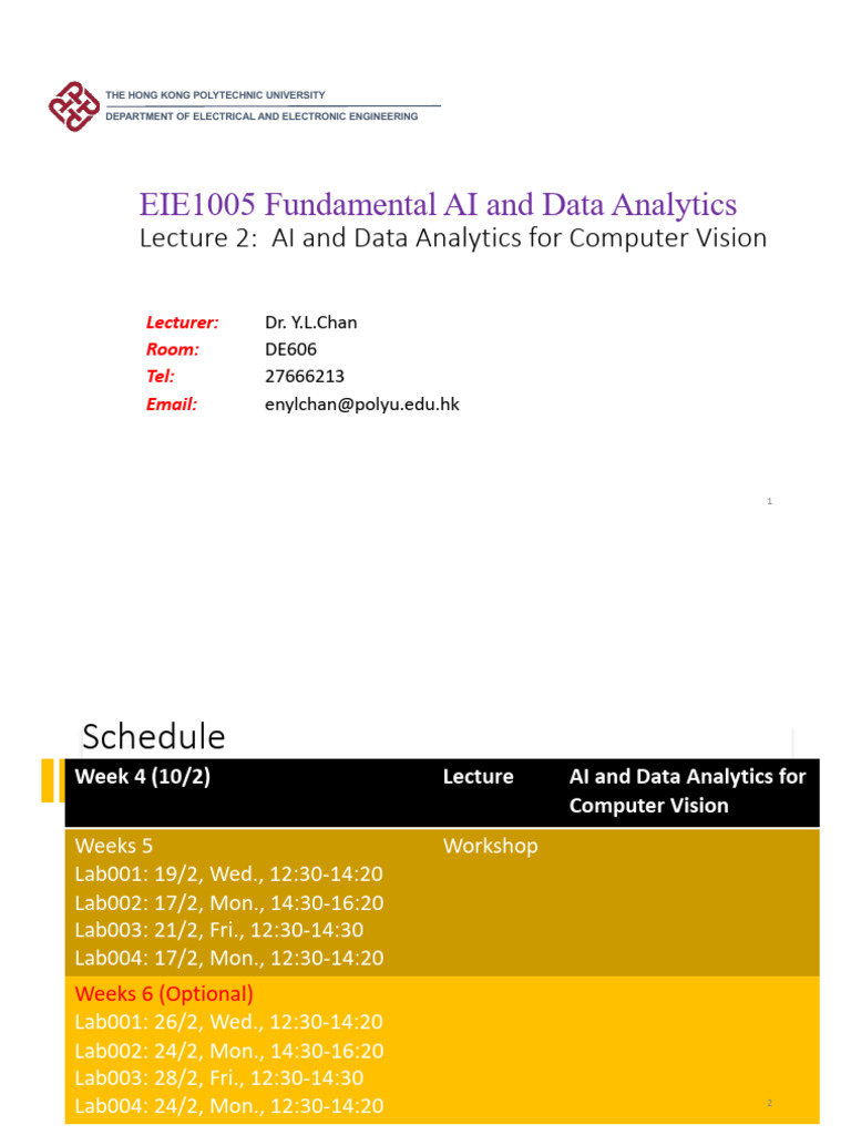 AI and Data Analytics in Computer Vision | PDF | Image Resolution ...