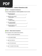 A2 Food Vocabulary and Exercises | PDF | Foods | Cooking