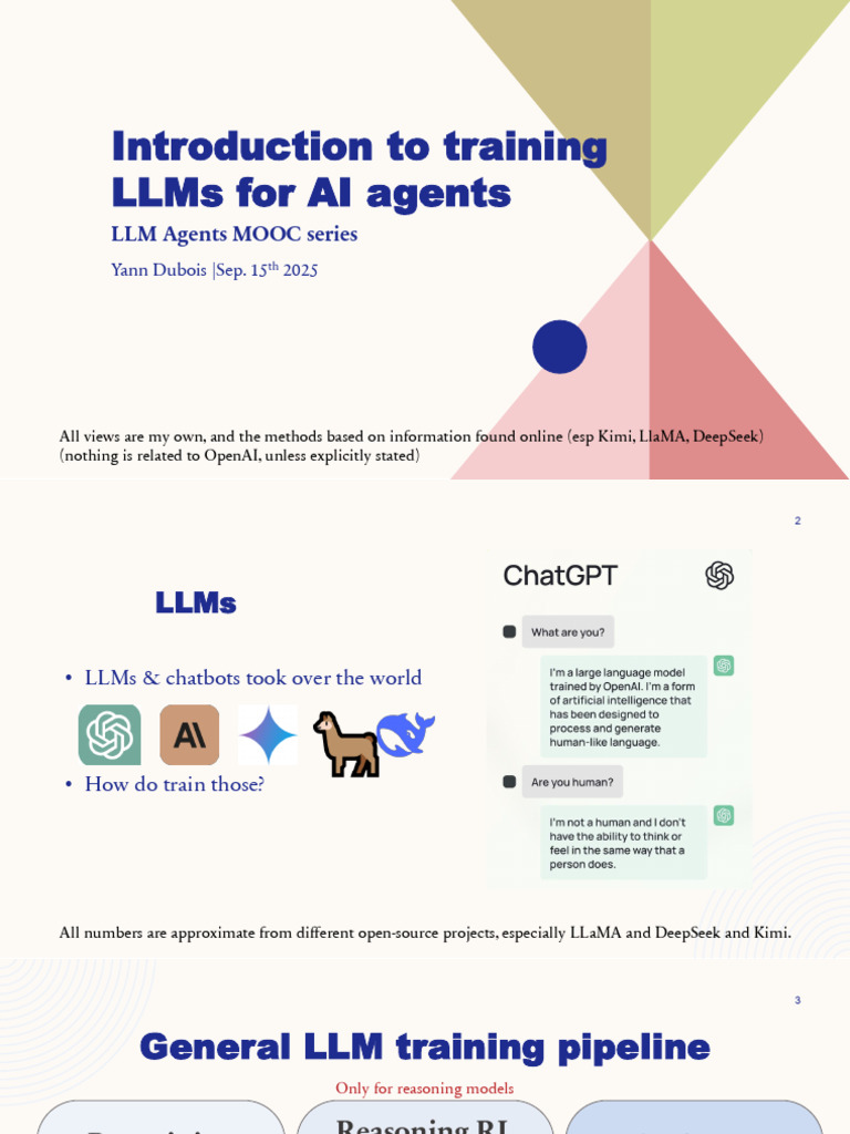 Training LLMs for AI Agents Guide | PDF | Random Access Memory ...