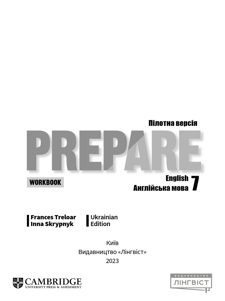 Prepare 7 English Workbook 2023 | PDF | Elephant