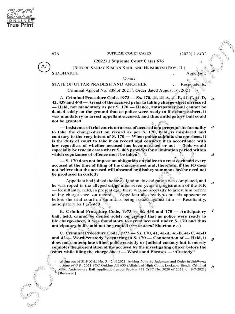 Modak Judgment Analysis (2008) SCC 1 | PDF | Separation Of Powers ...