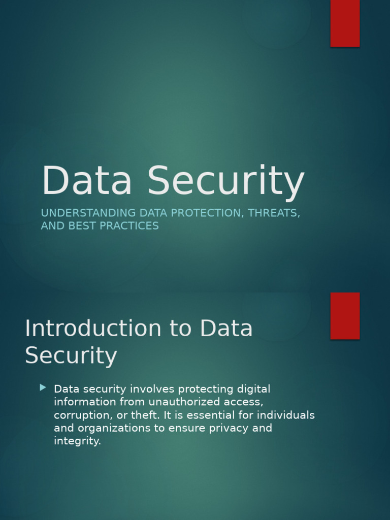Essential Data Security Best Practices | PDF | Information Security ...