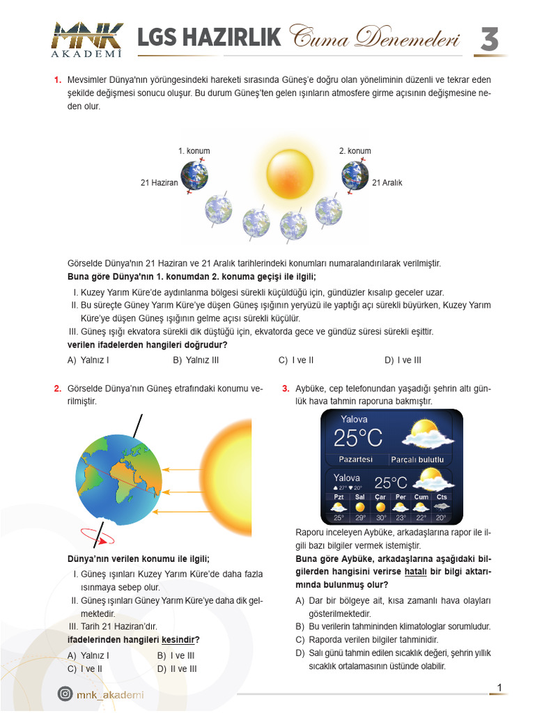 32 MNK Denemeleri - 251003 - 160504 | PDF