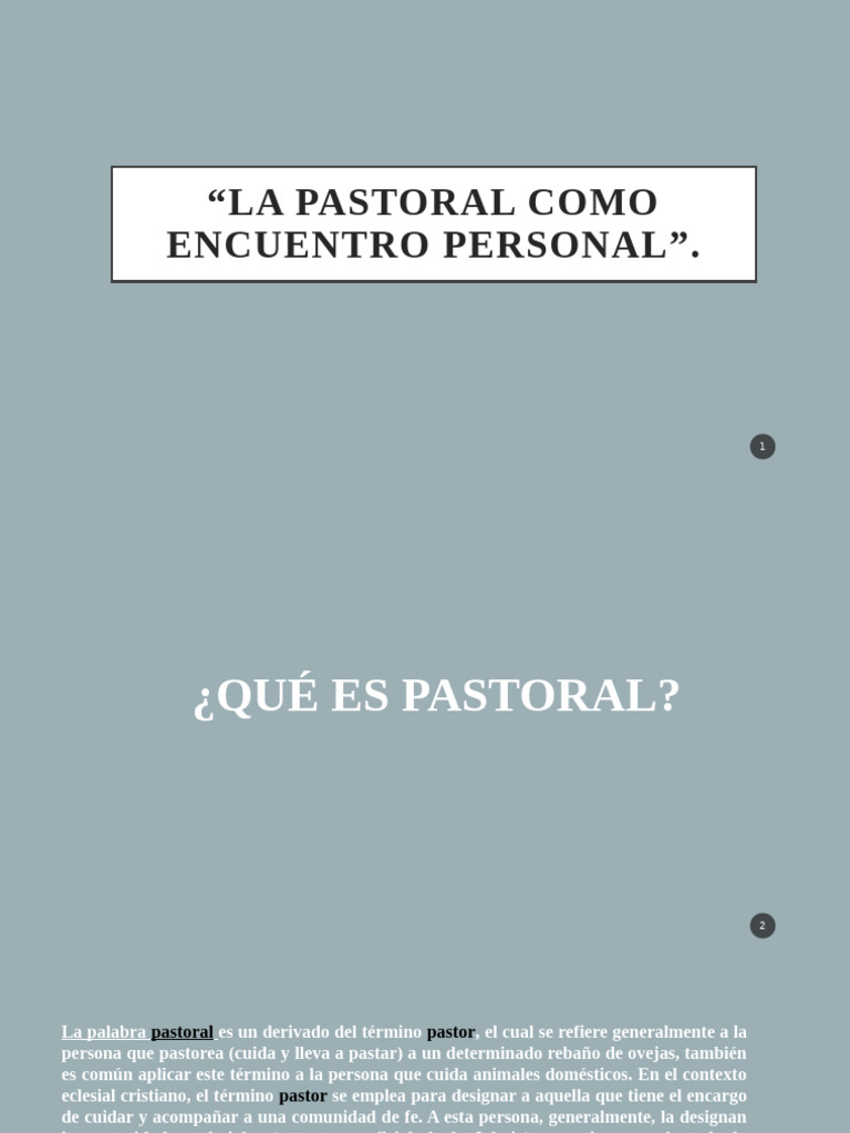 Fundamentos de la Pastoral Cristiana | PDF | Iglesia Católica | Pastor