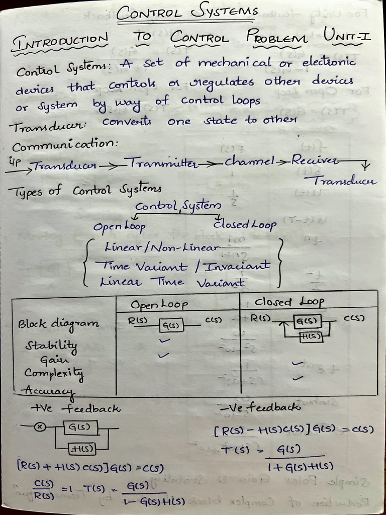 Control Systems Till 19th Feb | PDF