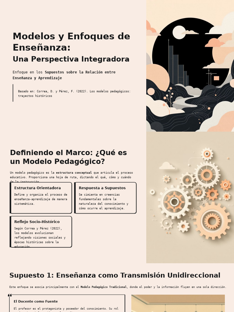 Modelos y Enfoques de Ensenanza | PDF | Enseñando | Aprendizaje