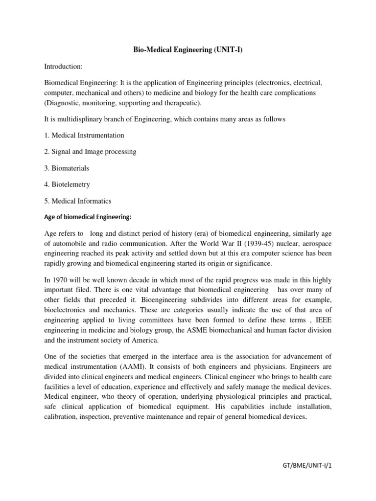 Introduction to Biomedical Engineering | PDF | Membrane Potential ...