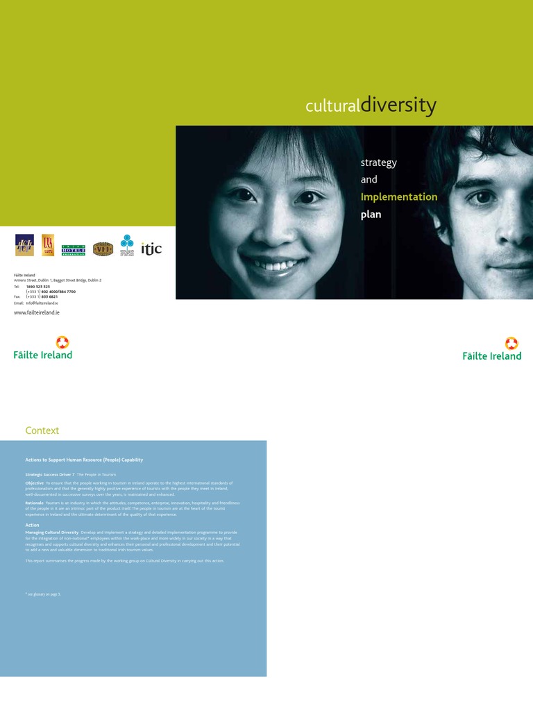 Cultural Diversity in Irish Tourism Strategy | PDF | Multiculturalism ...