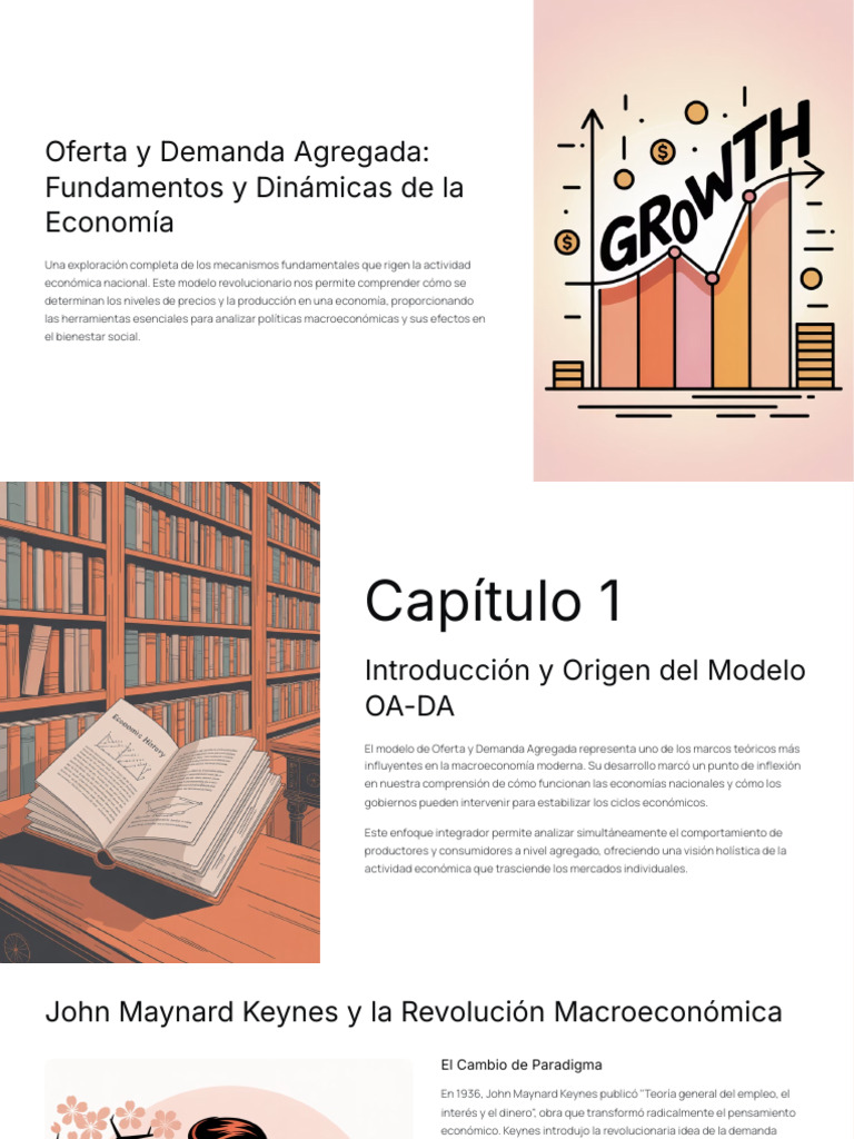 Oferta y Demanda Agregada en Economía | PDF | Macroeconómica | Inflación
