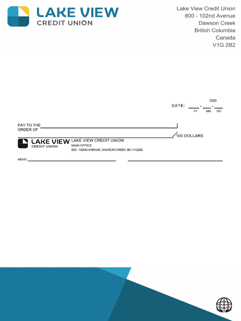 Void Cheque for Pre-Authorized Debit | PDF