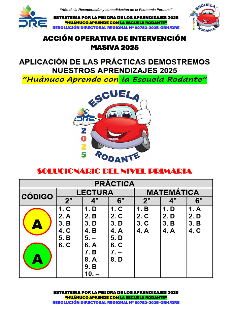 Solucionario 2025 | PDF