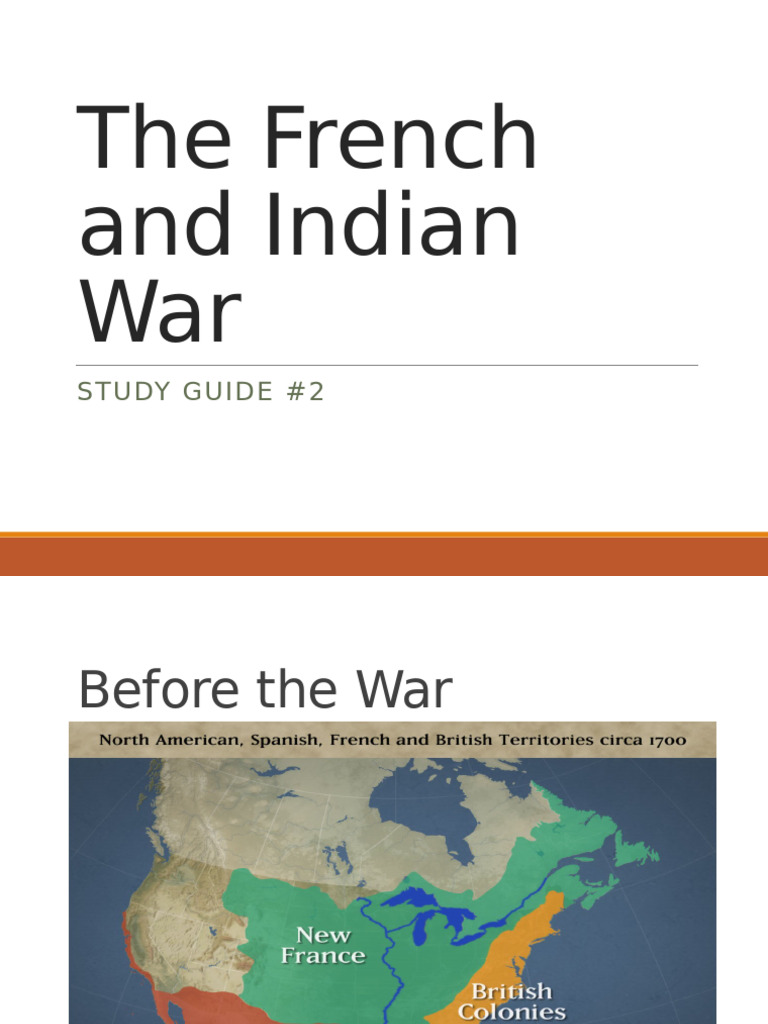 Unit 4 SG 2 French and Indian War | PDF | French And Indian War | North ...