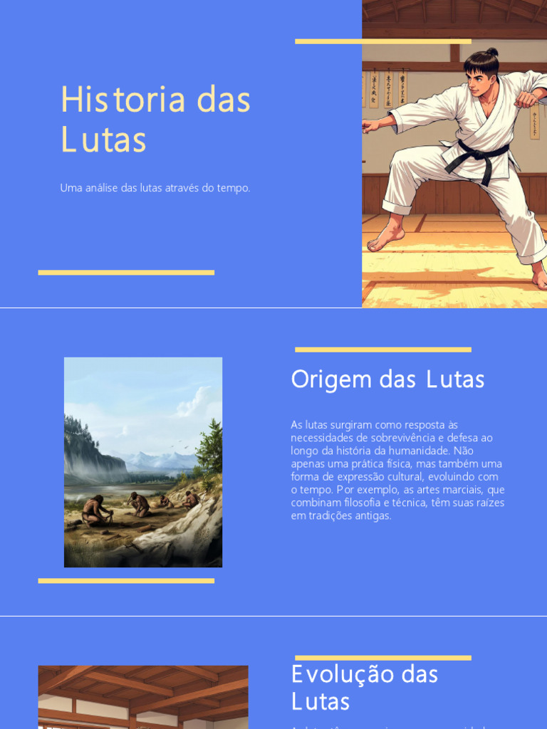 Evolução e Impacto das Lutas na História | PDF