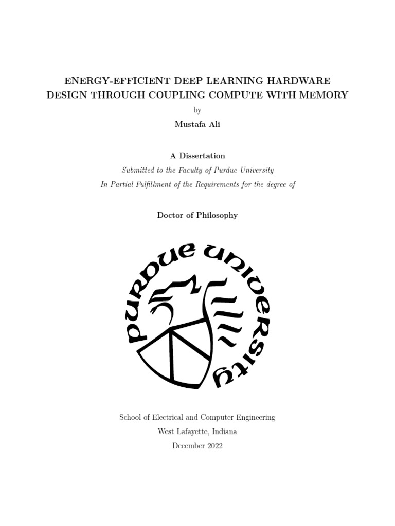 Energy-Efficient Deep Learning Hardware | PDF | Dynamic Random Access ...