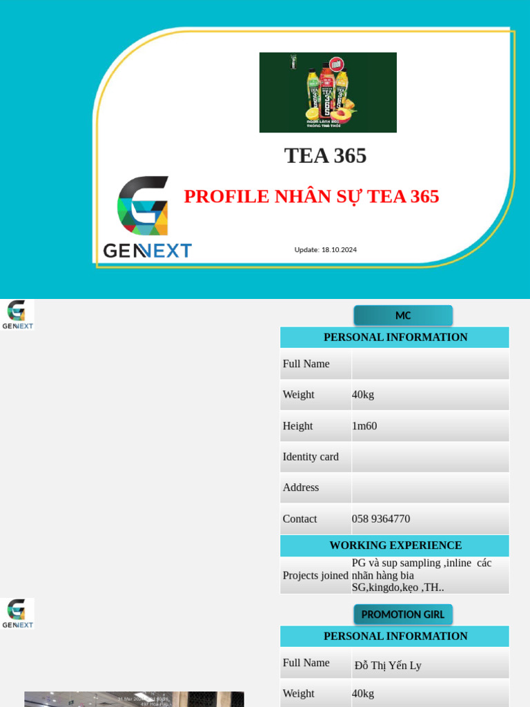 Tea 365 Personnel Profiles and Experience | PDF | Vietnam