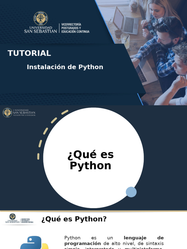 Tutorial Instalacion de Python | PDF | Lenguaje de programación ...