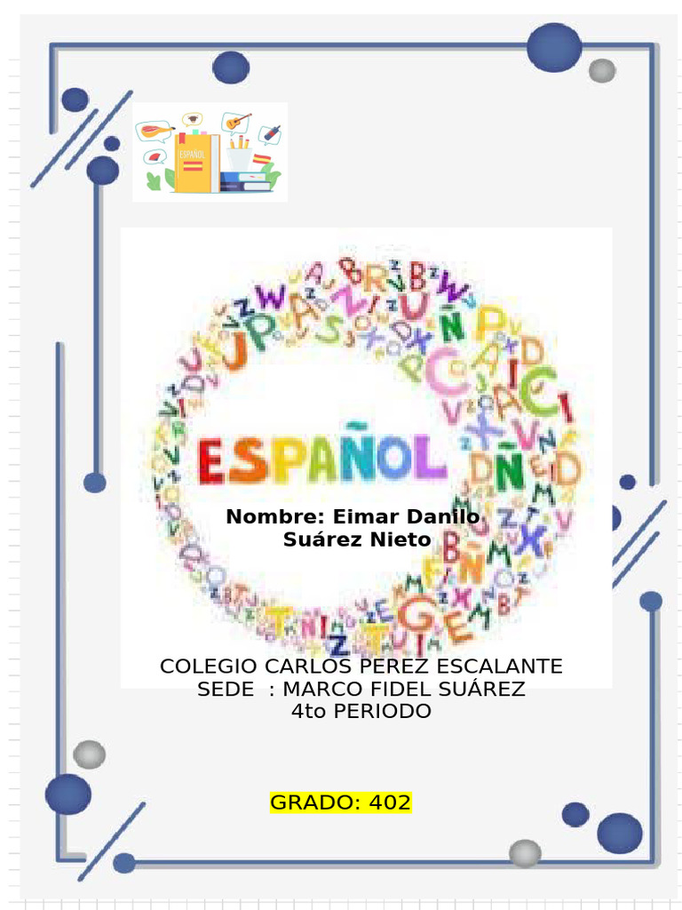Portadas de Espanol Caratulas - de 2 | PDF