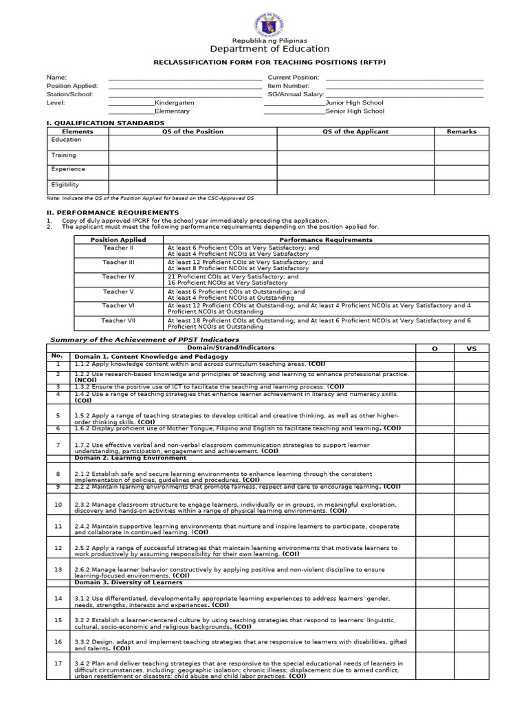 RFTP T2 To T7 Edit Sept 24 | PDF | Learning | Educational Assessment
