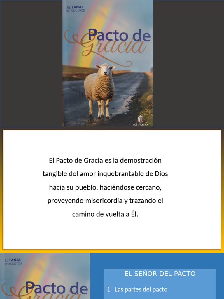 El Pacto de Gracia y la Soberanía de Dios | PDF | Abrahán | Cristo (título)