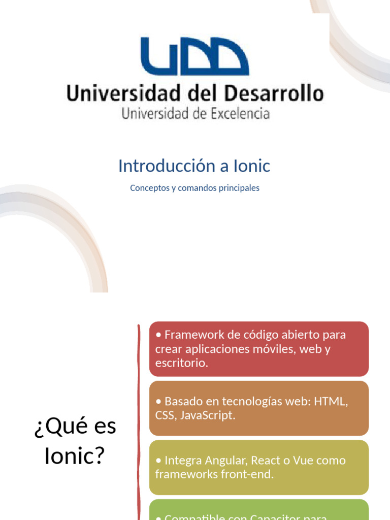 Introducción a Ionic y sus comandos | PDF