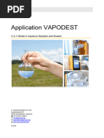Hach Method 8039 for Nitrate Analysis | PDF | Nitrate | Detection Limit