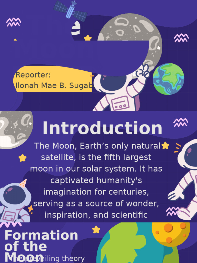 The Moon and Its Origin | PDF | Moon | Lunar Science