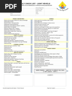 Pre-Shift Vehicle Inspection Checklist | PDF | Brake | Transmission ...