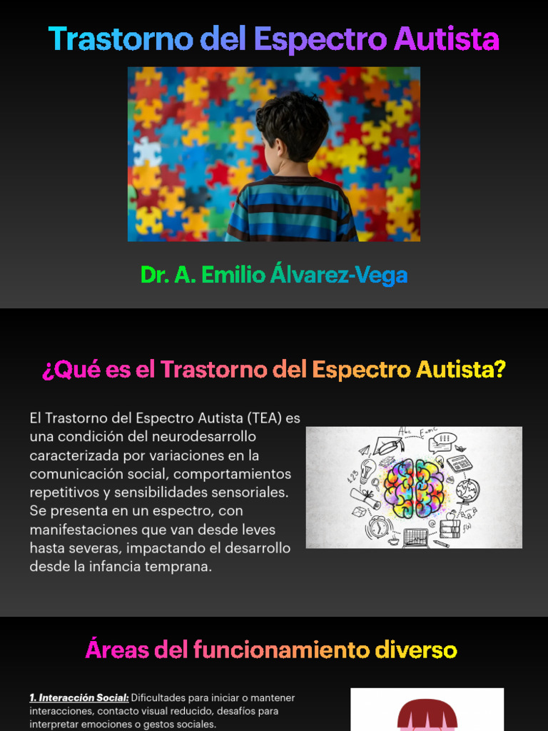 Entendiendo el Trastorno del Espectro Autista | PDF | Autismo ...