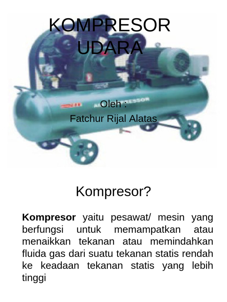 Kompresor Udara | PDF