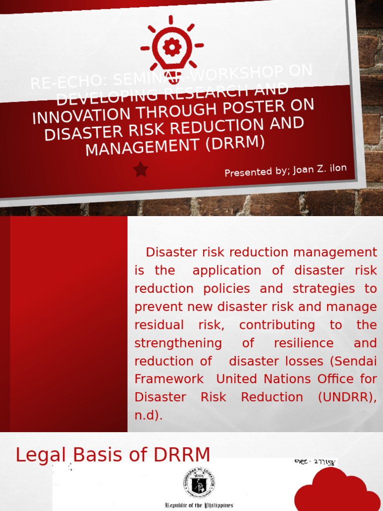DRRM Research & Innovation Workshop Guide | PDF