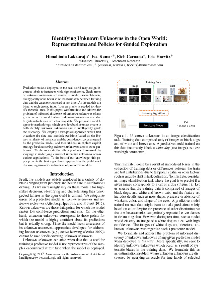 Unknown Unknowns Identify Algo | PDF | Applied Mathematics
