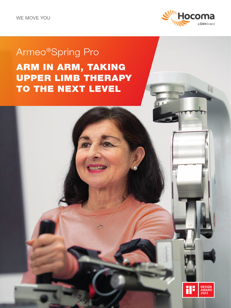 ArmeoSpring Pro: Advanced Limb Rehab Device | PDF | Physical Therapy | Arm