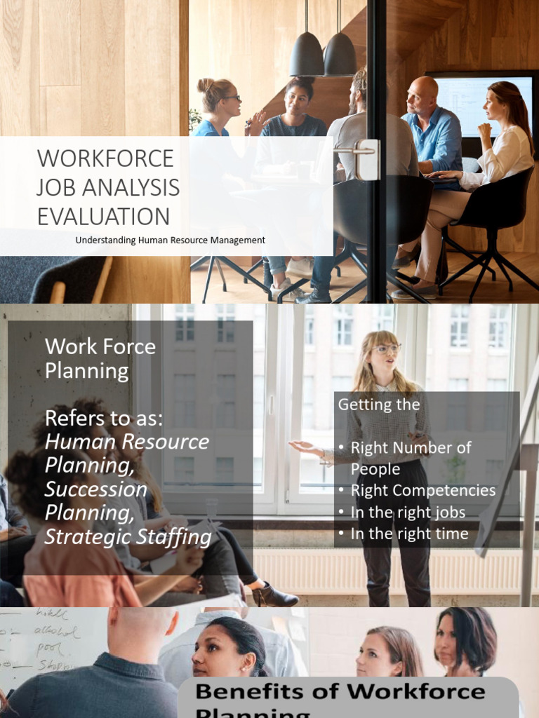 Workforce Job Analysis and Planning Guide | PDF
