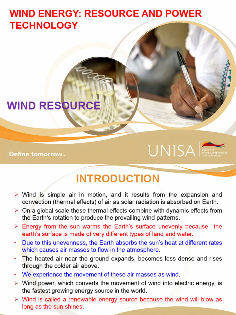 Wind Energy: Global Resources & Technology | PDF | Atmospheric ...