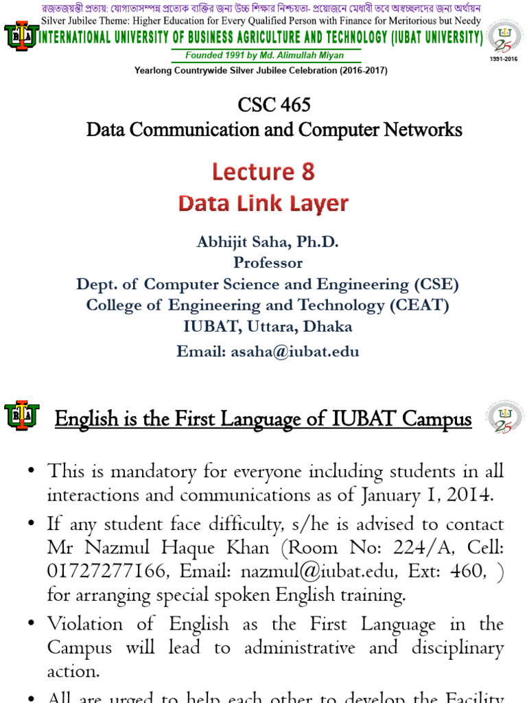 Data Link Layer Overview and Protocols | PDF | Channel Access Method ...