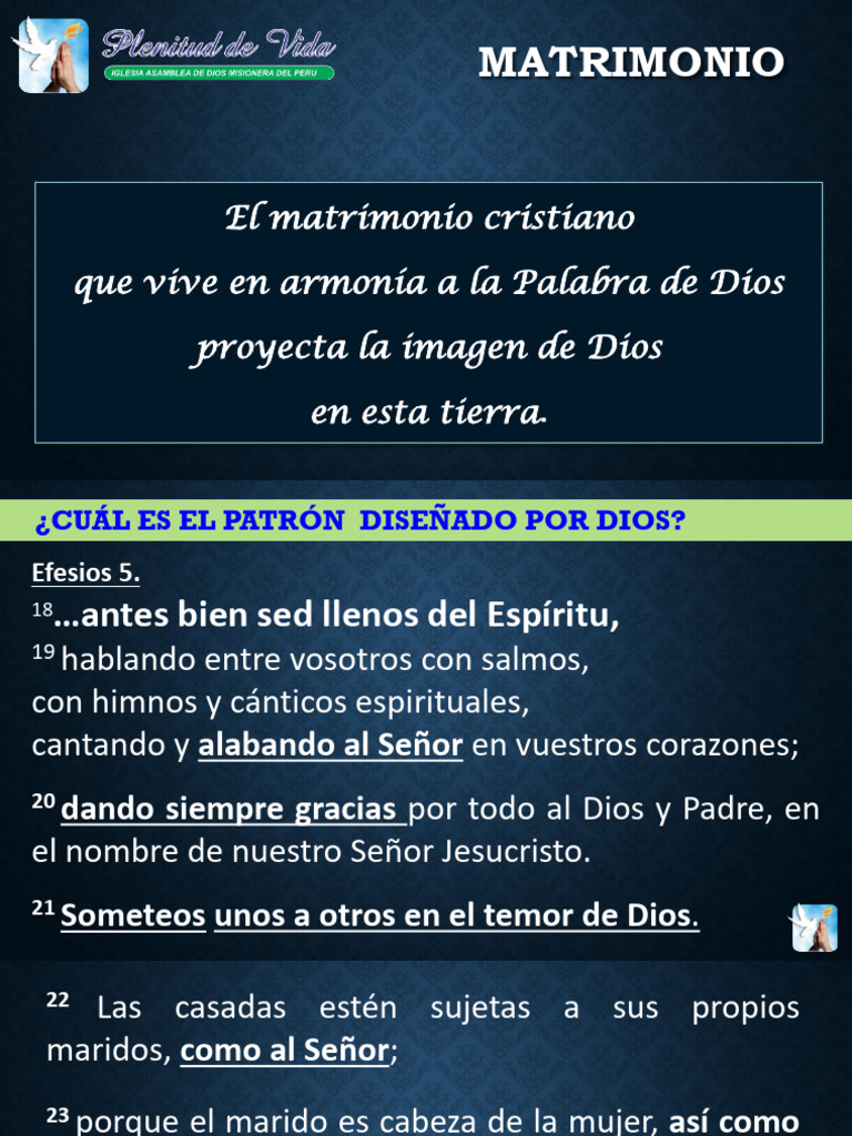 Matrimonio Cristiano: Amor y Sumisión | PDF | Cristo (título) | Amor