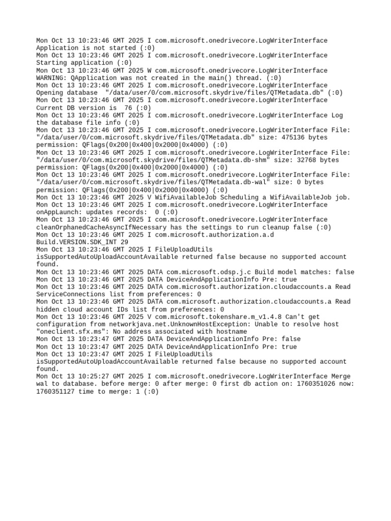 OneDrive Log Analysis and Insights | PDF | Computer Data | Information ...