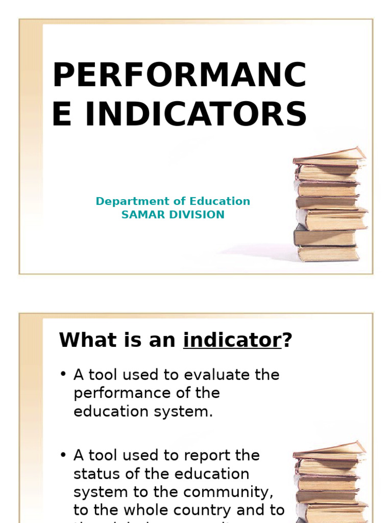 Performance Indicators For-Discussion Edited | PDF