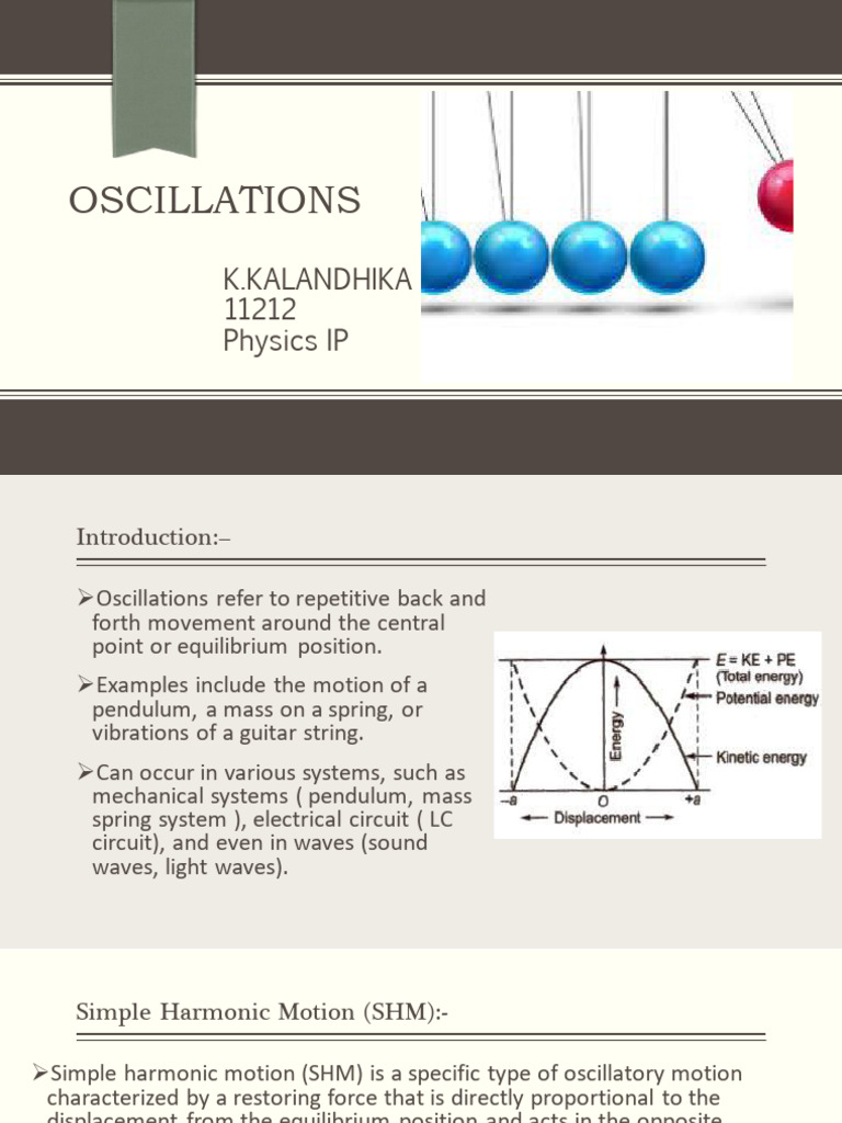 Understanding Oscillations and SHM | PDF | Oscillation | Resonance
