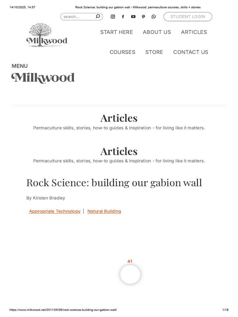 Gabion Wall Construction Guide | PDF