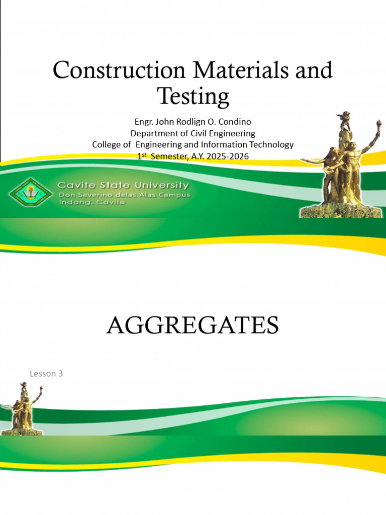 Lesson 3 | PDF | Rock (Geology) | Construction Aggregate
