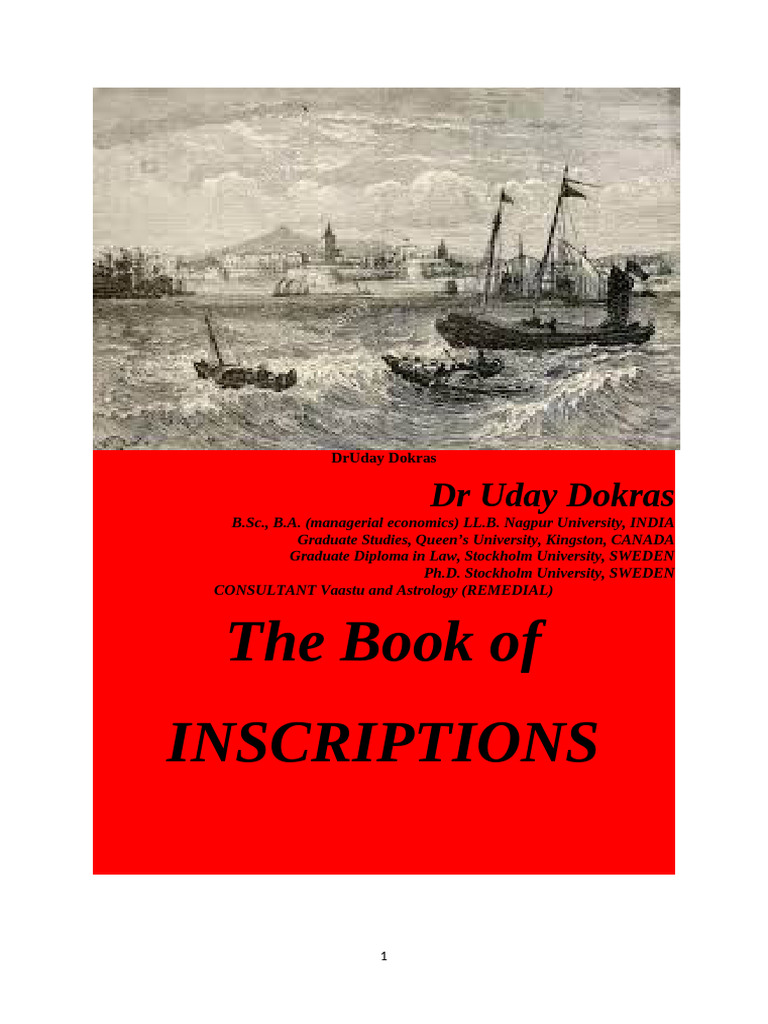 Book of Inscriptions | PDF
