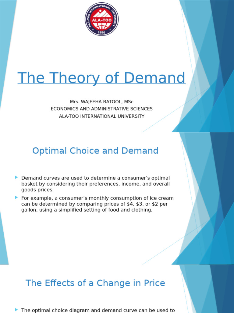 Understanding Demand Theory and Curves | PDF | Demand | Demand Curve