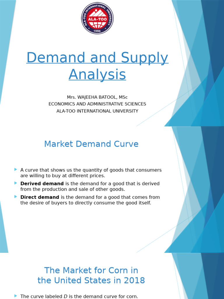 Demand and Supply Analysis Overview | PDF | Elasticity (Economics) | Demand