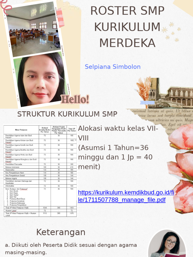 Roster Kurikulum Merdeka | PDF