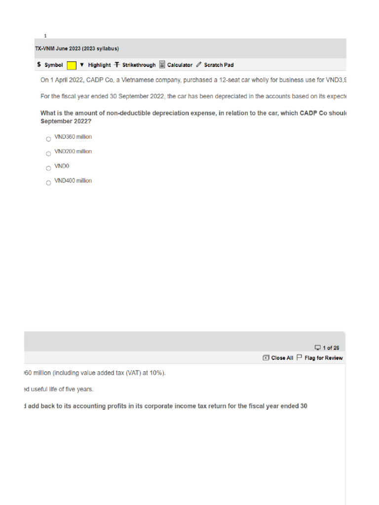 F6 - Past Exam - Jun 23 | PDF