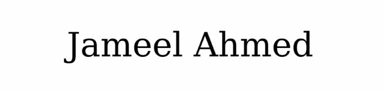 Jameel Ahmed Text Only | PDF