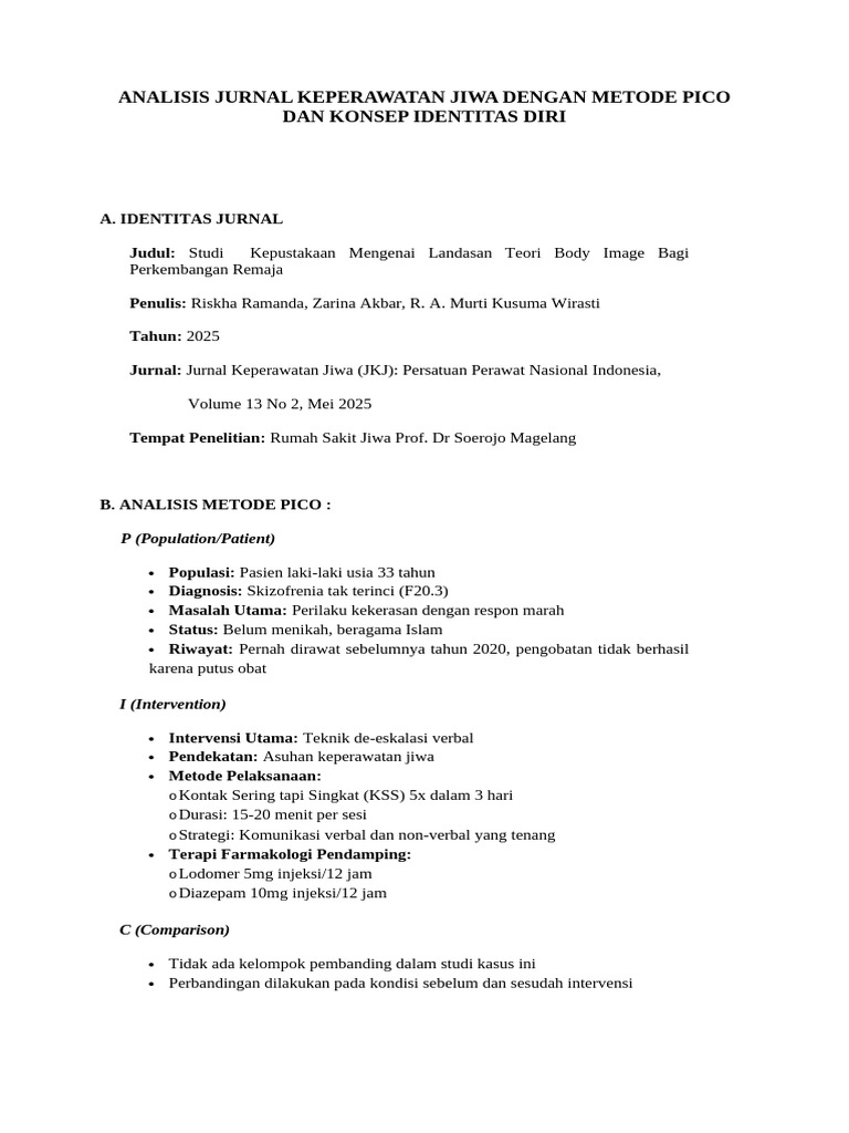 Metode Pico Dengan Gangguan | PDF