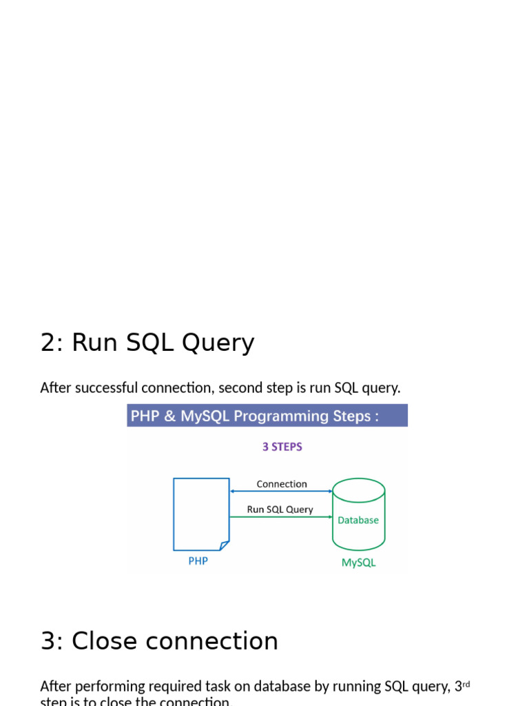 PHP SQL Query Execution Guide | PDF